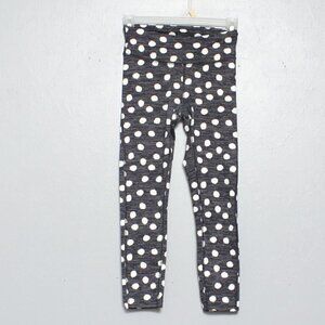 Outdoor voices black and white polka dot print leggings